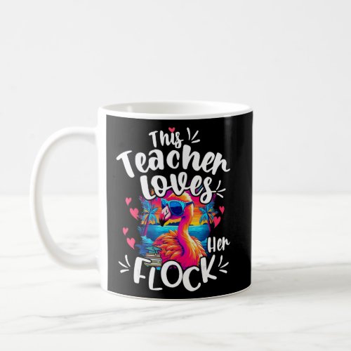 This Assistant Principal Loves Her Flock Flamingo  Coffee Mug