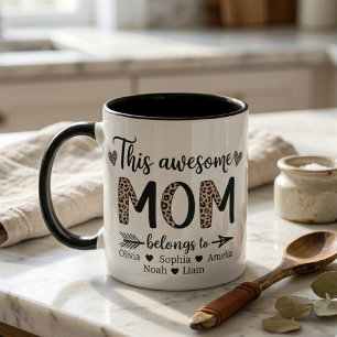 This Awesome Mom Leopard Mama Era Artwork Mug