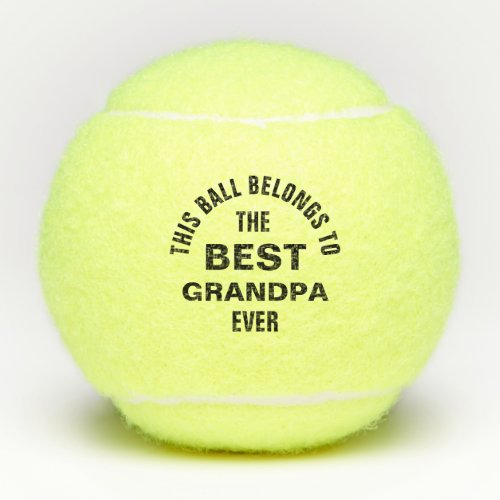 This Ball Belongs to the Best Grandpa Ever Custom