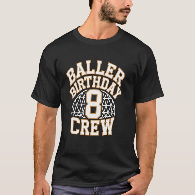 This Baller Is Now 8 Basketball Tee (Front)