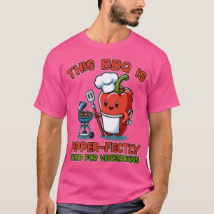This Bbq Is Pepper-Fectly Suited For Vegetarians T-Shirt