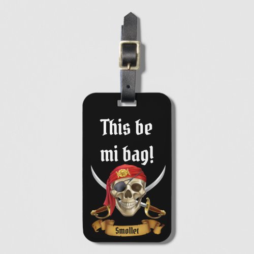 This be Mi Bag Personalize Luggage Tag