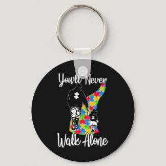 This beautiful design for a father and daughter gr keychain
