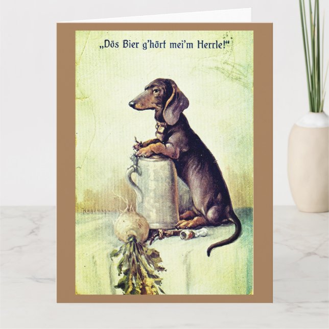 This beer belongs to my master! card (Front)