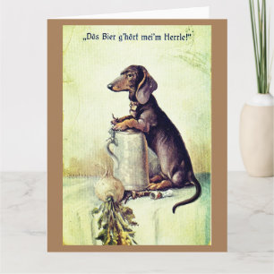 This beer belongs to my master! card