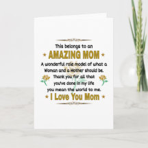 This Belongs To An Amazing Mom. Mother
