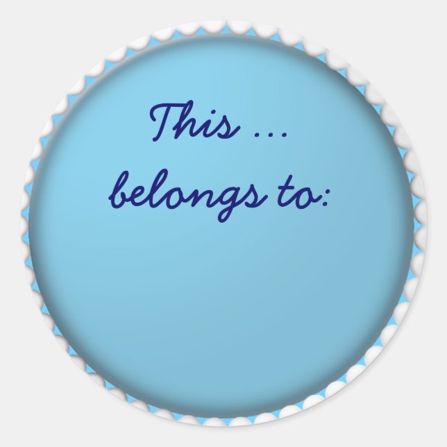 this belongs to classic round sticker (Front)