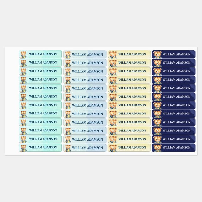 This belongs to first grade cute teddy labels (Sheet)