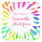 This belongs to label, paint, rainbow name label
