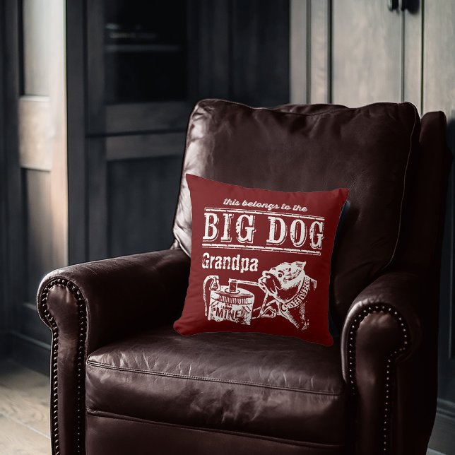 This belongs to the Big Dog with name Throw Pillow (Creator Uploaded)