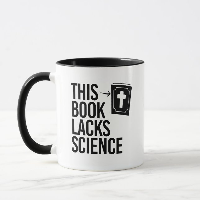 This Bible lacks science Mug (Left)