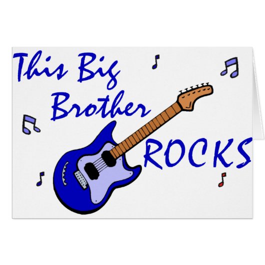 This Big Brother Rocks Cards (Front Horizontal)
