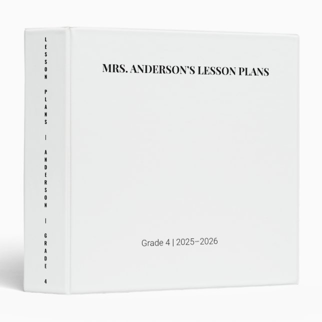 This Binder is a Total Game-Changer for Students (Front/Spine)