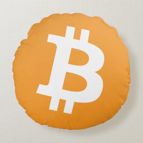 This bitcoin logo pillow is nice and round