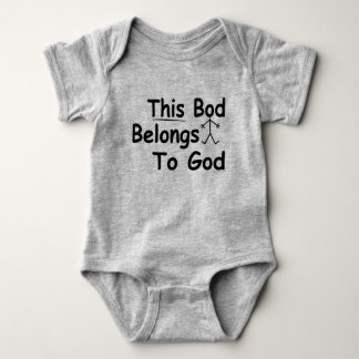This Bod Belongs To God Christian Baby Apparel/ Bodysuit