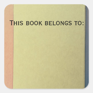 This book belongs to: book labels
