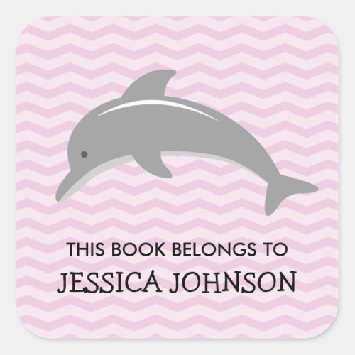This book belongs to dolphin bookplate stickers