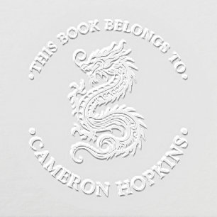 This Book Belongs To Dragon Embosser