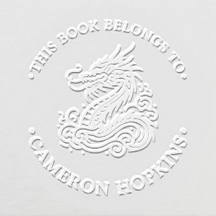 This Book Belongs To Dragon Embosser