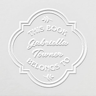 “This Book Belongs To” Embosser
