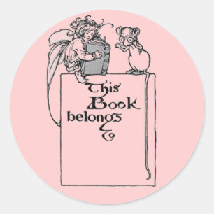 This Book Belongs To ~ Fairy Sticker