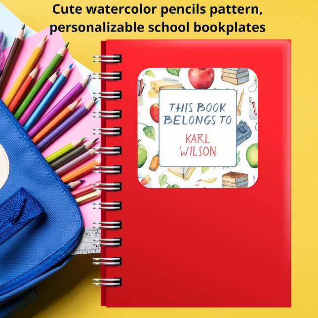 This Book Belongs To I Back To School Bookplates (Creator Uploaded)