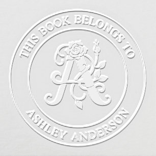 This Book Belongs To Initial A Embosser
