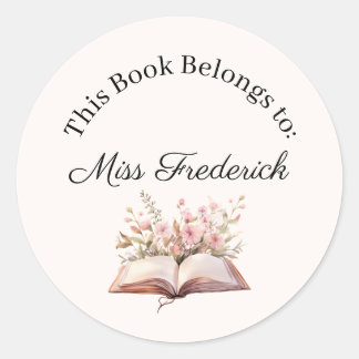 This Book Belongs to Labels, Teacher Stickers