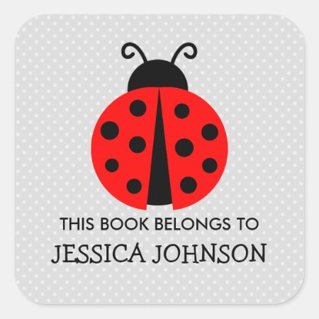 This Book Belongs To Ladybird Bookplate Stickers