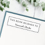 This Book Belongs To | Modern Name Bookplate Label