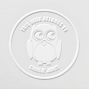 This Book Belongs To Owl Embosser