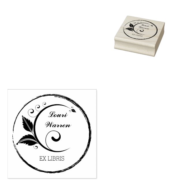 This Book Belongs To Personalized Book Stamp (Stamped)