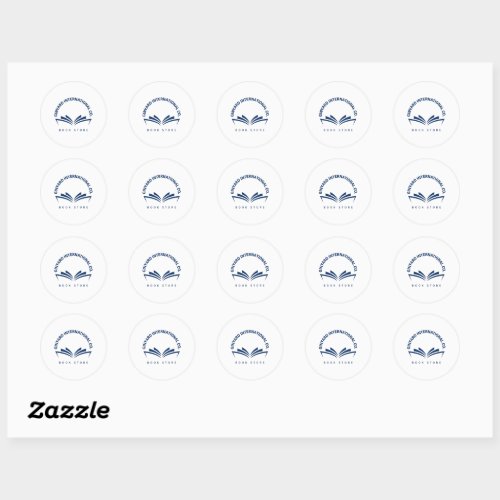 This Book Belongs To Personalized Classic Round St Sticker