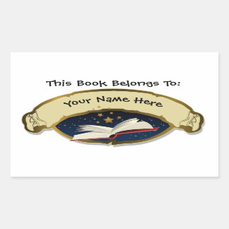 "This Book Belongs To" Personalized Library Labels