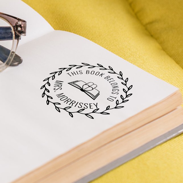This Book Belongs To Personalized Self-inking Stamp (This Book Belongs To Personalized Self-inking Stamp)