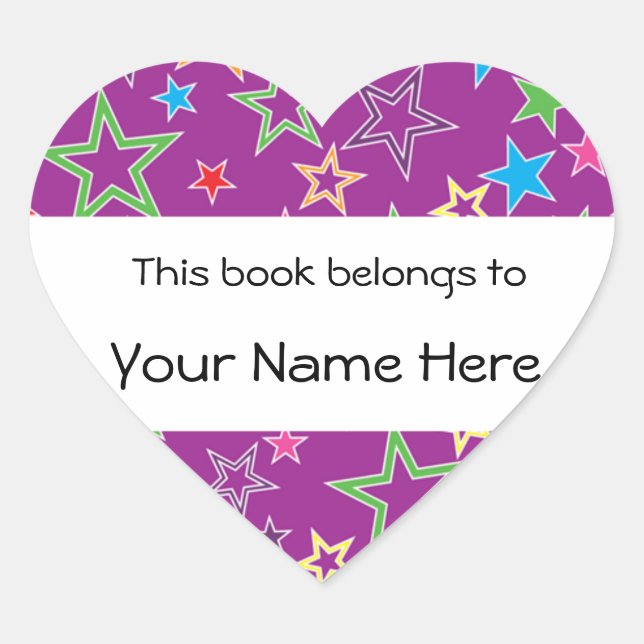 This Book Belongs To Personalized Sticker (Front)