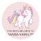 THIS BOOK BELONGS TO PINK CUTE UNICORN
