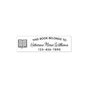 This Book Belongs To - Self Inking Pocket Stamp
