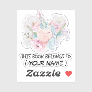 This book belongs to sticker