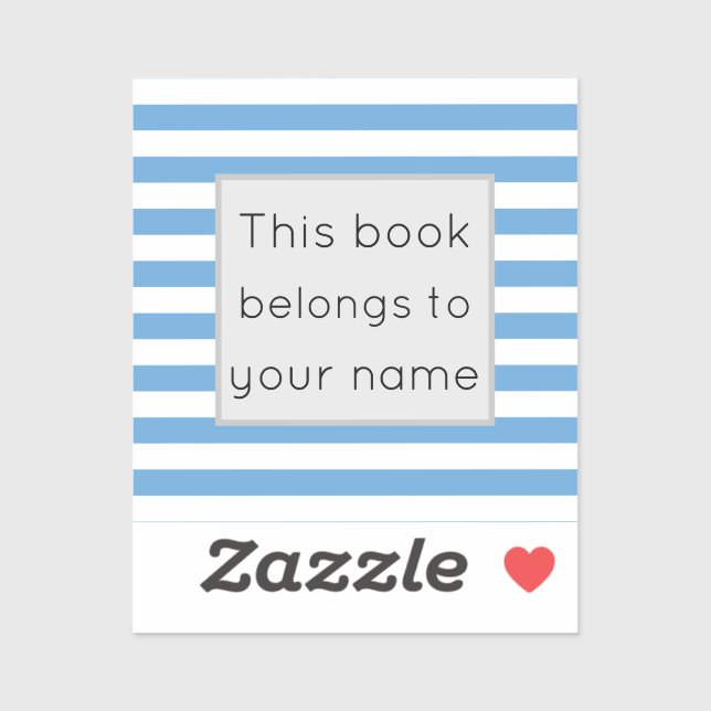 This book belongs to sticker (Sheet)