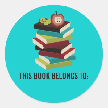 This Book Belongs To Stickers by whupsadaisy4kids at Zazzle