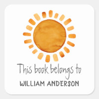 This Book Belongs To- Sunshine Personalized 