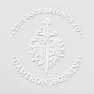 This Book Belongs To Sword Embosser