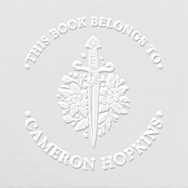 This Book Belongs To Sword Embosser (Design)