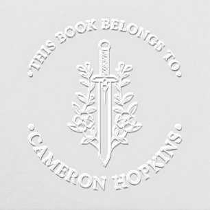 This Book Belongs To Sword Embosser