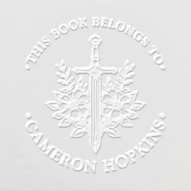 This Book Belongs To Sword Embosser (Design)