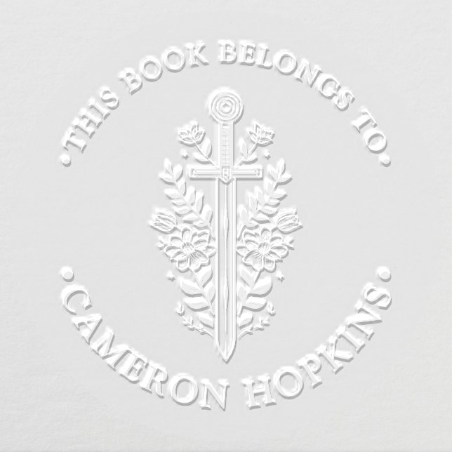 This Book Belongs To Sword Embosser (Design)