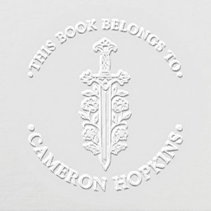 This Book Belongs To Sword Embosser