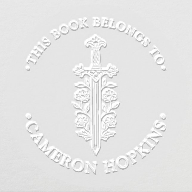 This Book Belongs To Sword Embosser (Design)