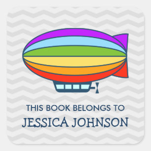 This book belongs to zeppelin bookplate stickers